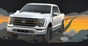 2021 F-150 Tremor Design Sketch
